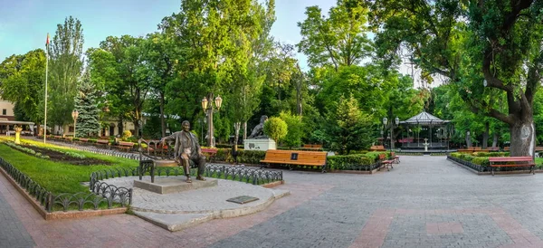 Odessa Ucraina 2018 Vista Panoramica Nel Giardino Della Città Odessa — Foto Stock