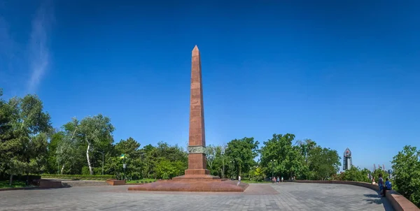 Odessa Ukraine 2018 Alley Glory Odessa Ukraine Memorial Memory World — Stock Photo, Image