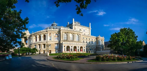 Odessa National Academic Theater Opera Ballet Ukraine Inglés Vista Panorámica —  Fotos de Stock