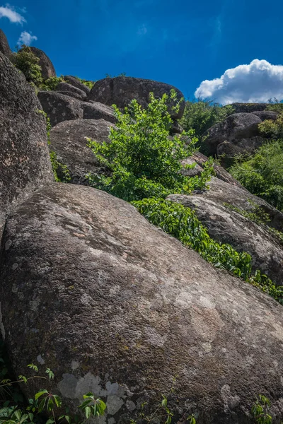 Granito Arbuzinka Rocce Nel Canyon Vicino Villaggio Aktovo Sul Fiume — Foto Stock