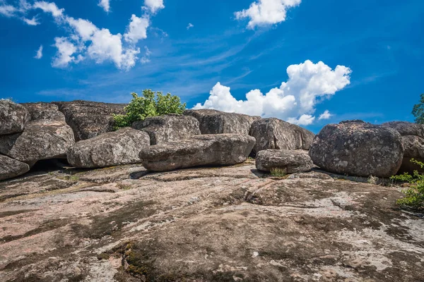 Arbuzinka Βράχοι Από Γρανίτη Στο Φαράγγι Κοντά Στο Χωριό Aktovo — Φωτογραφία Αρχείου