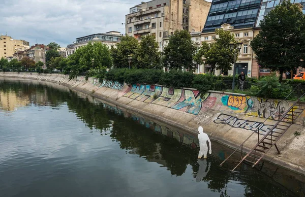 Bukurešť Rumunsko 2018 Staré Centrum Bukurešti Rumunsko Ráno Zataženo Letní — Stock fotografie