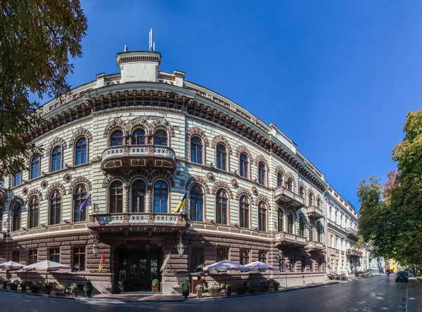 Odessa Ucrânia 2018 Hotel Luxo Londonskaya Centro Histórico Cidade Odessa — Fotografia de Stock