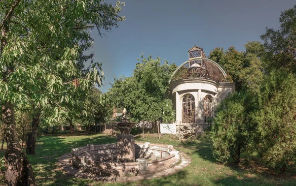 Vieux Sanatorium Abandonné Chkalov Odessa Ukraine Par Une Journée Été — Photo