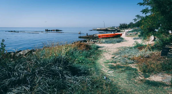 Ochakov Ukraine 2018 Coastline Beaches Ochakov Town Nikolayev Province Ukraine — Stock Photo, Image