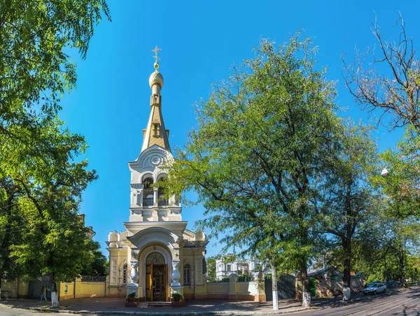 乌克兰敖德萨 2018年3月10日 敖德萨的神学家圣格雷戈里教堂位于乌克兰敖德萨的历史中心 — 图库照片