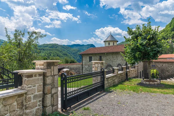 Kolasin Montenegro 2018 Orthodoxes Kloster Moraca Einer Der Beliebtesten Orte — Stockfoto