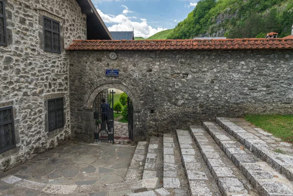 Kolasin Montenegro 2018 Orthodoxes Kloster Moraca Einer Der Beliebtesten Orte — Stockfoto