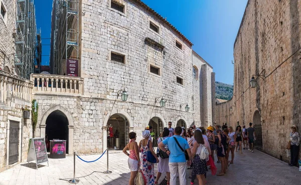 Dubrovnik Croacia 2018 Las Calles Del Casco Antiguo Dubrovnik Croacia — Foto de Stock
