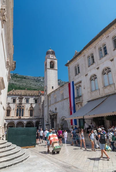 Dubrovnik Croacia 2018 Las Calles Del Casco Antiguo Dubrovnik Croacia — Foto de Stock