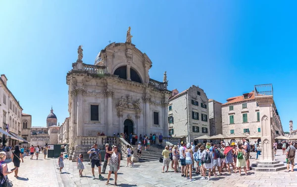 Dubrovnik Croacia 2018 Las Calles Del Casco Antiguo Dubrovnik Croacia — Foto de Stock