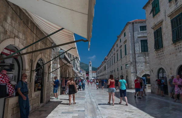 Dubrovnik Croacia 2018 Las Calles Del Casco Antiguo Dubrovnik Croacia — Foto de Stock