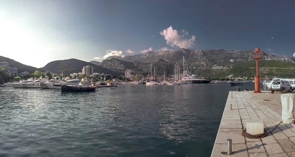 Dukley Marina, Budva, Montenegro — Stock Fotó