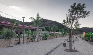 Dhermi, Arnavutluk yaz sabahı