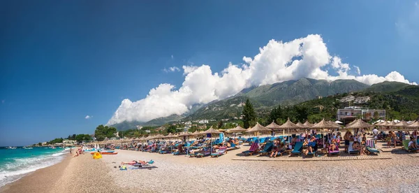 더미, 알바니아의 해안과 아름다운 해변 — 스톡 사진