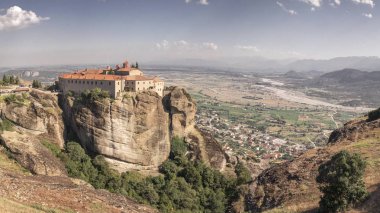 Yunanistan 'ın Meteora kentindeki Varlaam Manastırı