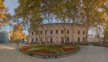 Ukrayna 'da Odessa Sahil Bulvarı 'nda erken sonbahar