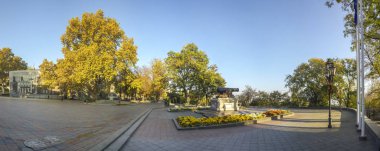 Ukrayna 'da Odessa Sahil Bulvarı 'nda erken sonbahar