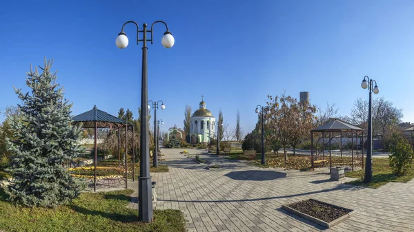 Denkmal für die Opfer des Holocaust in Dobroslav, Ukraine — Stockfoto