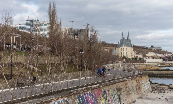 Pobřežní Park v Oděse, Ukrajina — Stock fotografie