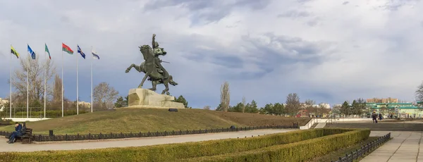 Monument van Suvorov in Tiraspol, Moldavië — Stockfoto