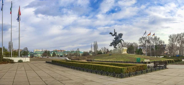 Monumento a Suvorov en Tiraspol, Moldavia — Foto de Stock