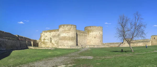 Paredes de Fortaleza da Cidadela Akkerman na Ucrânia — Fotografia de Stock