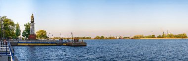 Kherson, Ukrayna'da Dinyeper Nehri manzarası