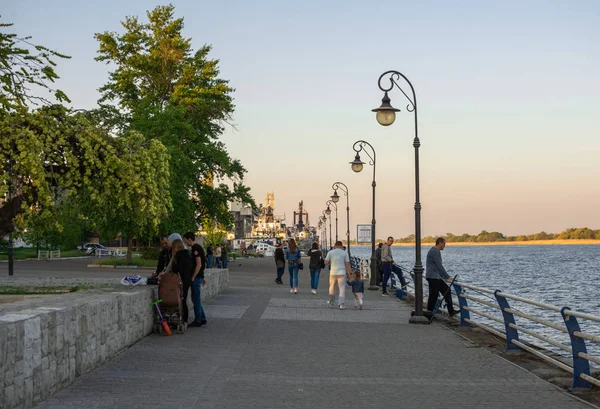 Embankment i Kherson, Ukraina, — Stockfoto