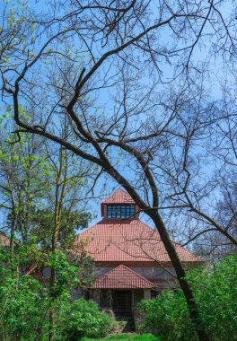 Askania-Nova Doğa Rezervi'nde yönetim binası