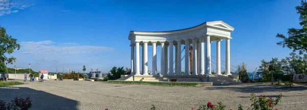 Colunata restaurada em Odessa, Ucrânia — Fotografia de Stock