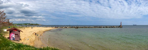 Pantai Laut Hitam di wilayah Odessa di Ukraina — Stok Foto