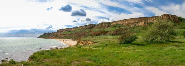 Pantai Laut Hitam di wilayah Odessa di Ukraina — Stok Foto