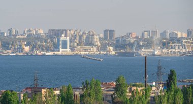 Denizden Odessa limanının görünümü