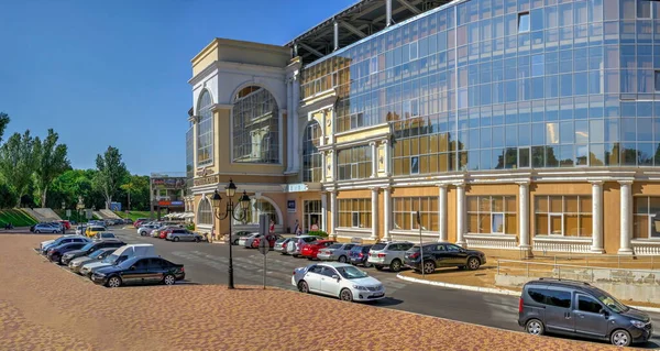Odessa Ukraina 2019 Stadion Chernomorets Parku Szewczenki Odessie Ukraina Słoneczny — Zdjęcie stockowe