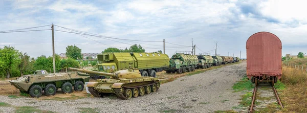 Pobugskoe Ucraina 2019 Vecchie Attrezzature Militari Nel Museo Delle Forze — Foto Stock