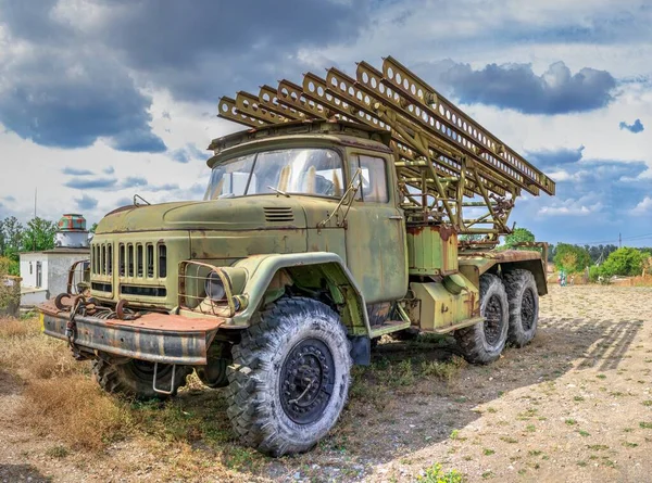 Pobugskoe Ukraina 2019 Gammal Militär Utrustning Den Sovjetiska Strategiska Kärnvapenmuseet — Stockfoto