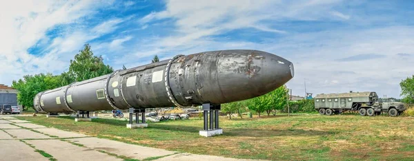 Pobugskoe Ukraine 2019 Grau 15A18 Nato Name Satan Rocket Soviet — Stock Photo, Image