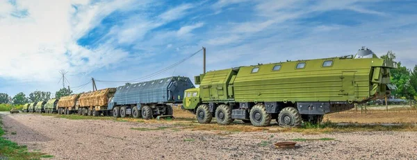 Pobugskoe Ukraine 2019 Ancien Équipement Militaire Dans Musée Des Forces — Photo