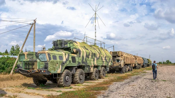 Pobugskoe Ukraine 2019 Ancien Équipement Militaire Dans Musée Des Forces — Photo