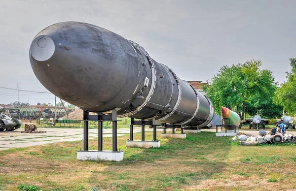 Pobugskoe Ucrania 2019 Grau 15A18 Nombre Otan Satán Cohete Museo — Foto de Stock