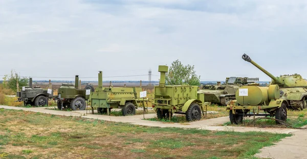 Pobugskoe Ukraine 2019 Ancien Équipement Militaire Dans Musée Des Forces — Photo