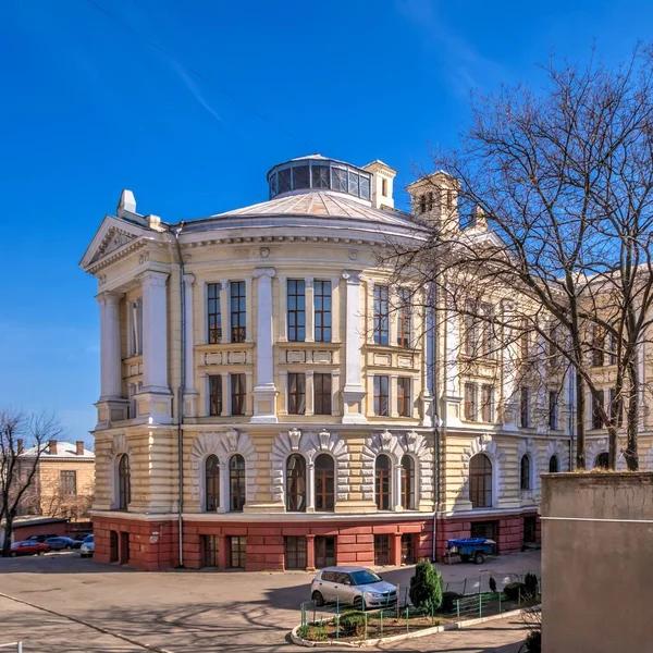 Odessa Ukraina 2020 Budynki Edukacyjne Uniwersytetu Medycznego Odessie Ukraina Słoneczny — Zdjęcie stockowe