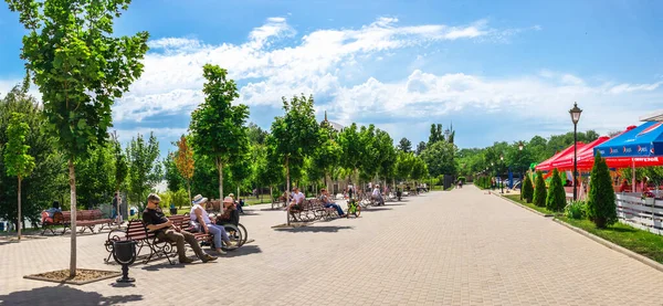 Измаил Украина 2020 Мемориальный Парк Городе Измаил Украина Солнечный Летний — стоковое фото
