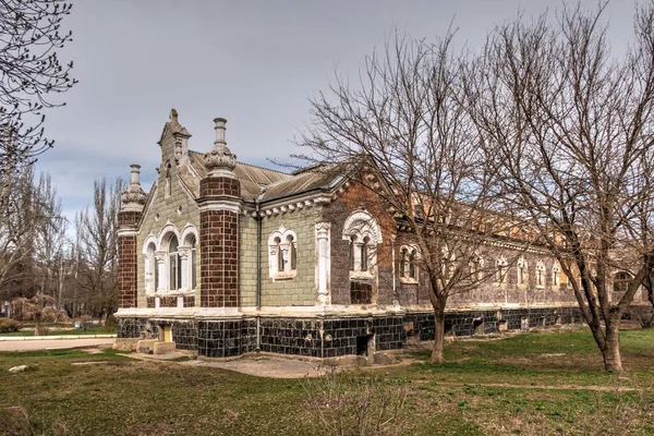 Odessa Ukraina 2020 Gamla Historiska Övergivna Sanatorium Kuyalnik Odessa Ukraina — Stockfoto