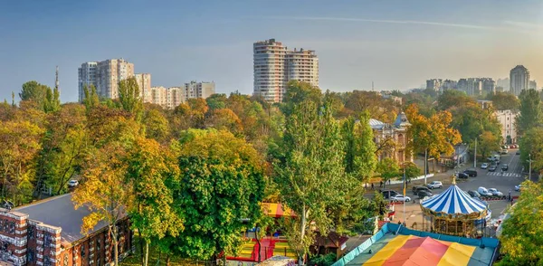 Odessa Ukrajina 2020 Horní Pohled Park Ševčenko Oděse Ukrajina Slunečného — Stock fotografie