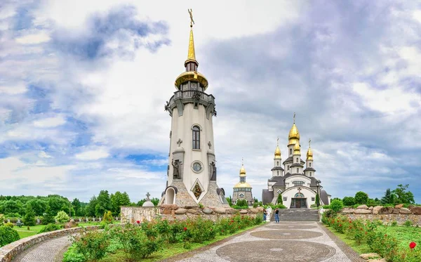 Buki Ucrania 2020 Complejo Templos Con Paisaje Parque Buki Ucrania —  Fotos de Stock