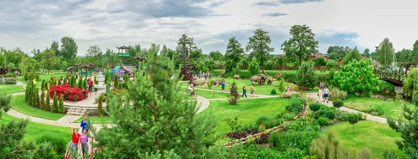 Volodarka Oekraïne 2020 Park Sakura Eiland Het Dorp Volodarka Buurt — Stockfoto