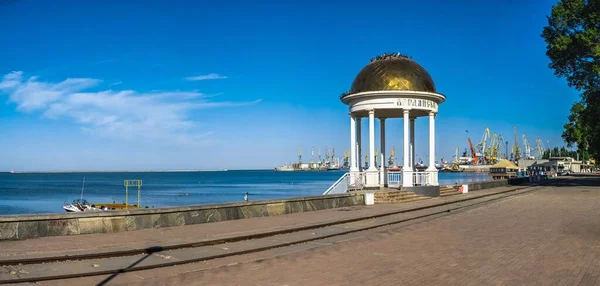 Berdjansk Ukraine 2020 Alkoven Asowschen Meer Berdjansk Ukraine Einem Sommermorgen — Stockfoto