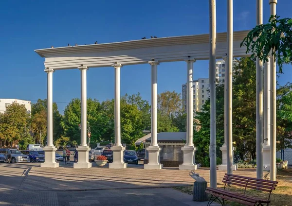 Chernomorsk Ukraine 2020 여름날 체르노프스 유노스 공원과 — 스톡 사진